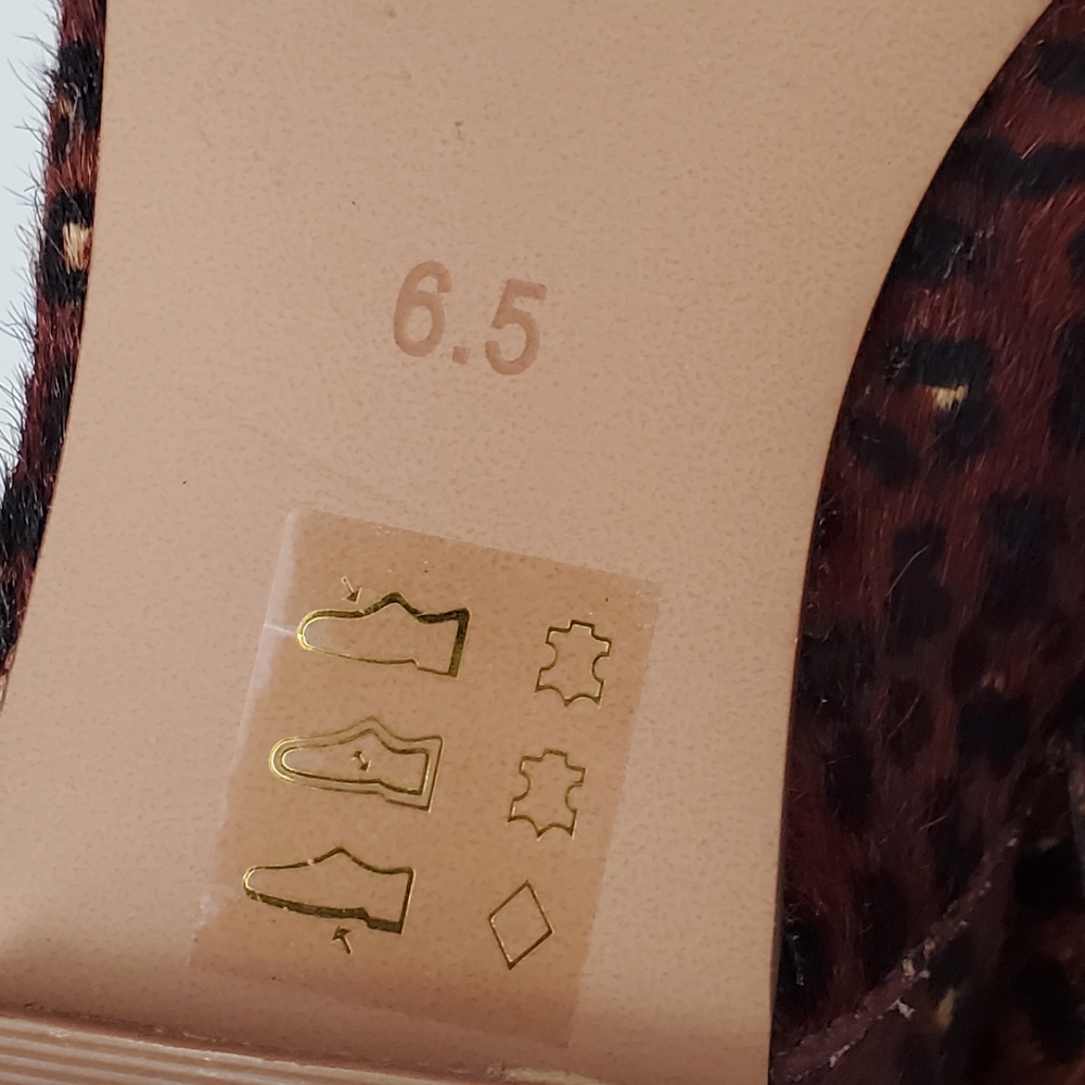 Madewell The Frances Skimmer In Painted Leopard Calf Hair Loafers - Picture 8 of 8
